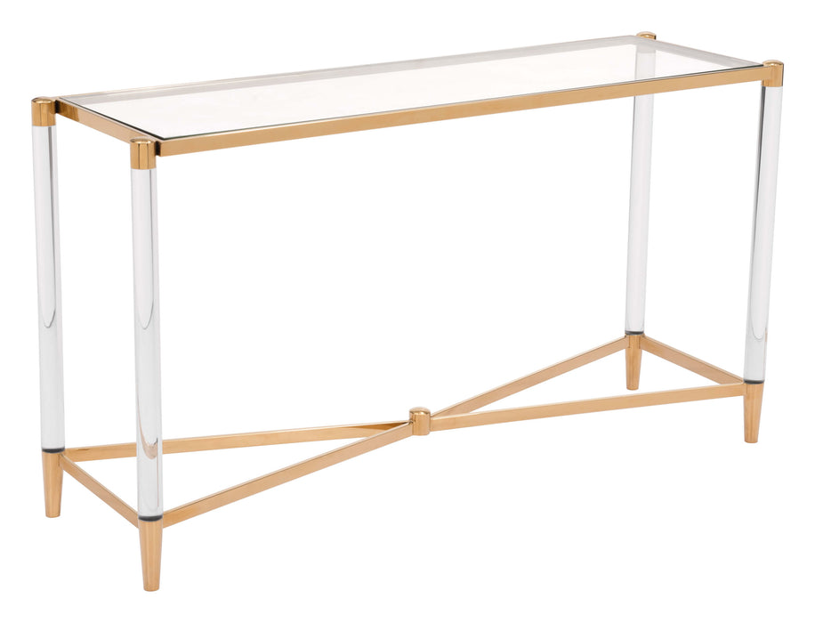 Existential Console Table Gold