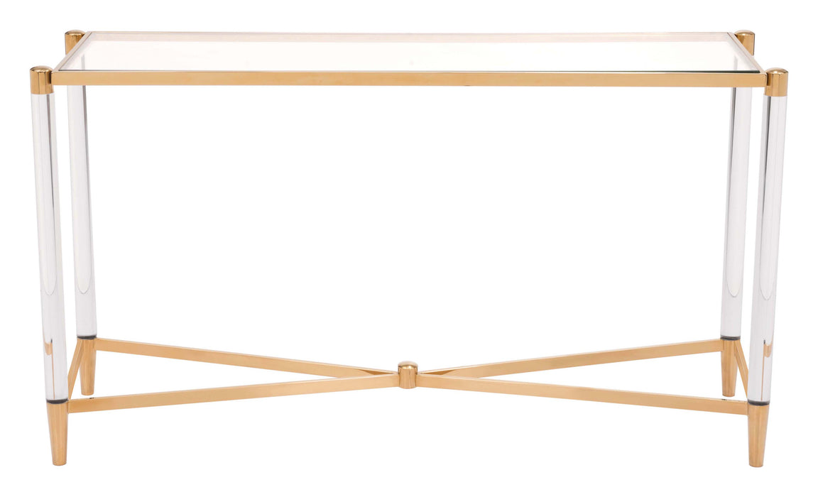 Existential Console Table Gold