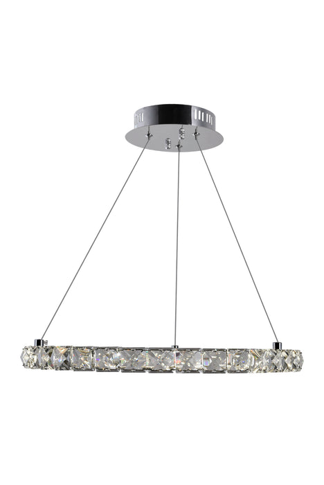 LED Chandelier with Chrome finish