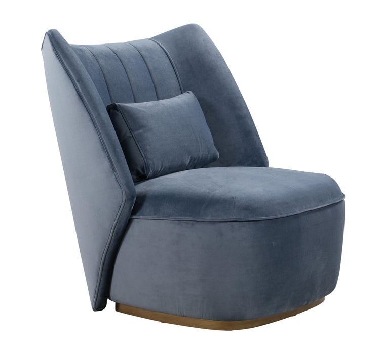 Reiko Cascadia Blue Lounge Chair