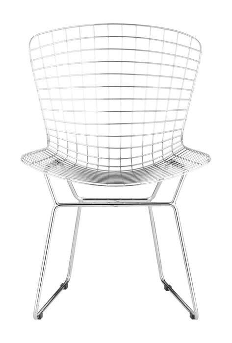 Wire Dining Chair (Set of 2) Chrome