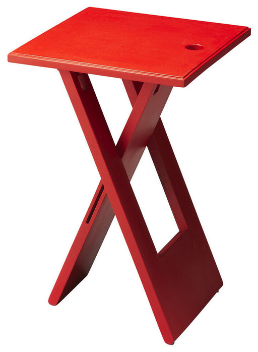 Butler Hammond Red Folding Table