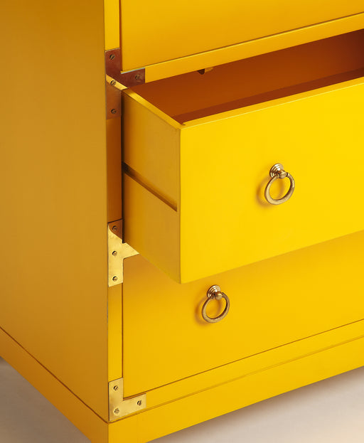 Butler Ardennes Yellow Campaign Accent Chest