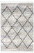 Nourison Oslo Shag OSL01 4'x6' Silver Grey Scandinavian Shag Rug
