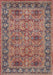 Nourison Ankara Global ANR02 Red and Blue Multicolor 4'x6' Persian Area Rug