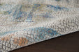 Nourison Ankara Global ANR09 White Multicolor 8'x10' Large Textured Rug