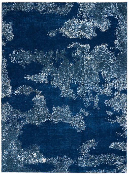 Nourison Etchings 4' x 6' Blue Abstract Area Rug