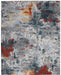 Nourison Artworks ATW03 Grey Multicolor 8'x10' Rug